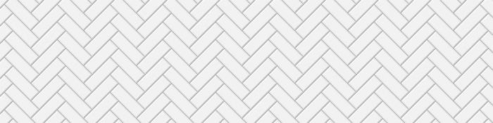 Motiv-Küchenrückwand mit einem Druck von weißen Fliesen