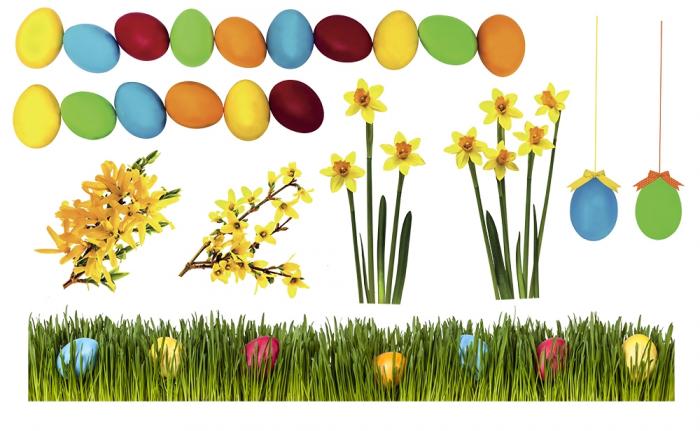Fenstersticker Ostern