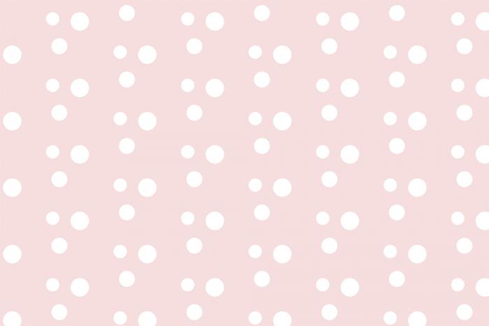 Punkte Tapete mit weißen Punkten auf einem Rosa Hintergrund in Pastell