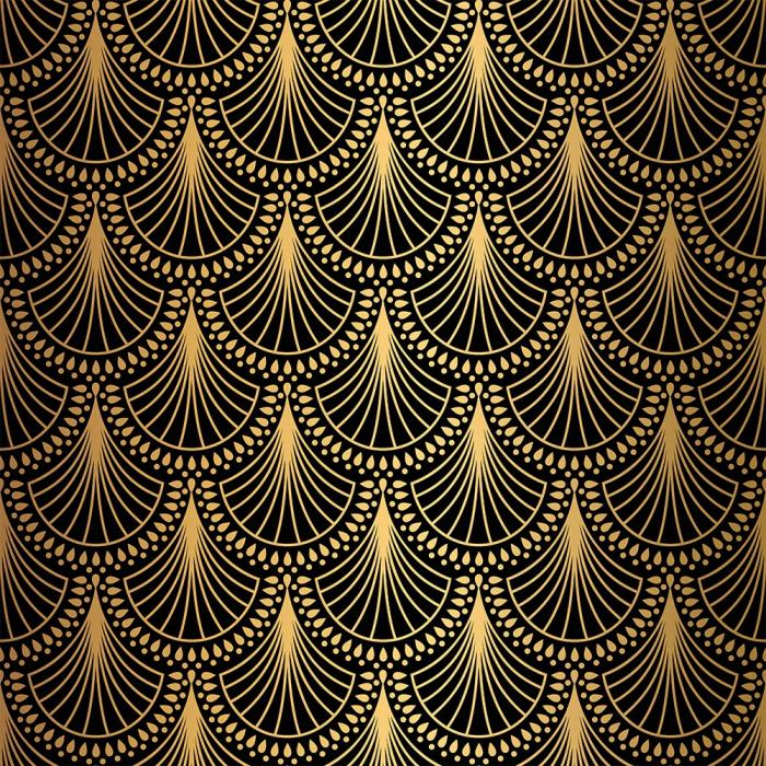 Vlies-Fototapete Fächermuster 20er-Jahre Art Deco