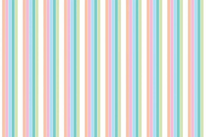 StreifenStreifentapete mit Längsstreifen aus bunten Pastellfarben