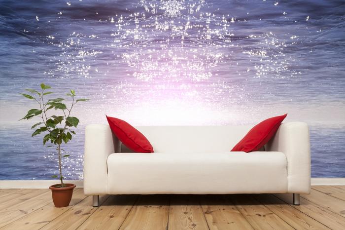 Fototapete - Das Meer als Spiegelung