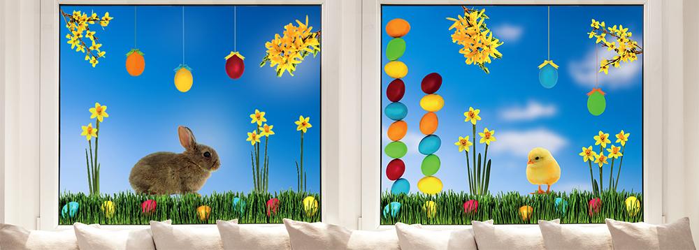 Fenstersticker Ostern