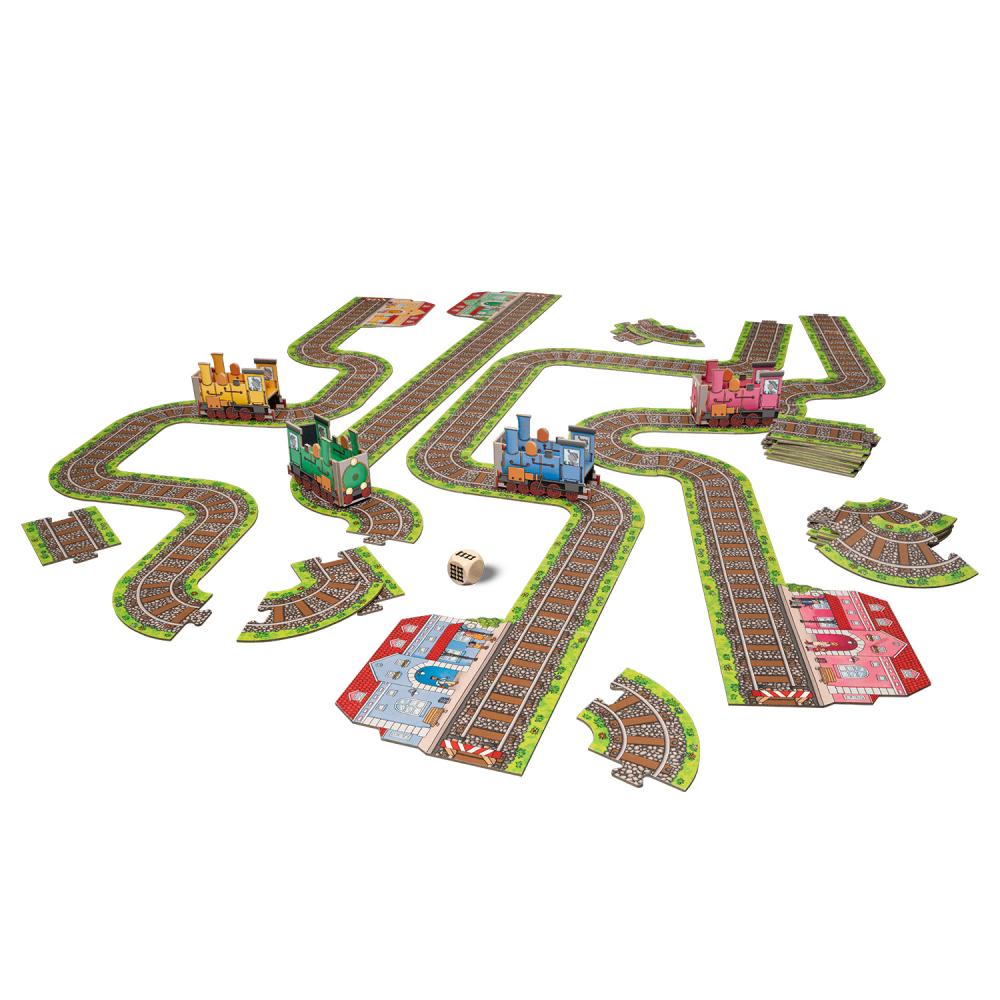 Chooo chooo - Würfelt um die Wette und baut eine Eisenbahnstrecke