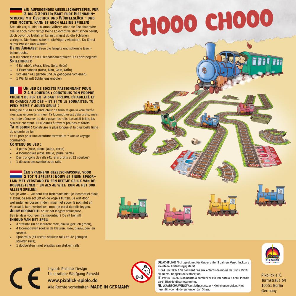 Chooo Chooo - Das Eisenbahnspiel als spannendes Würfelspiel