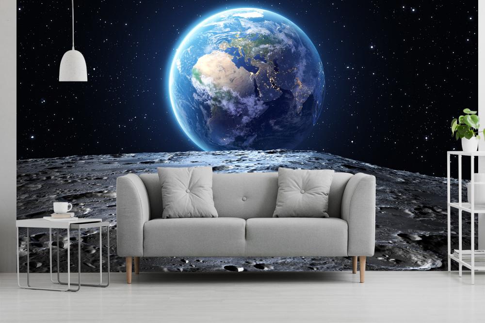 Fototapete Erde vom Mond