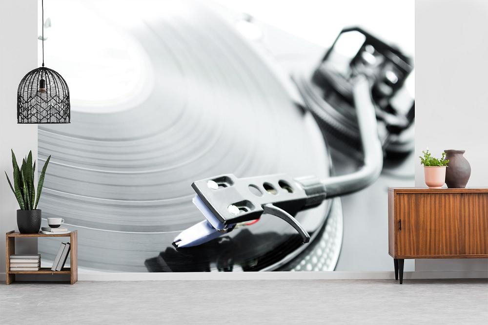 Fototapete DJ Plattenspieler