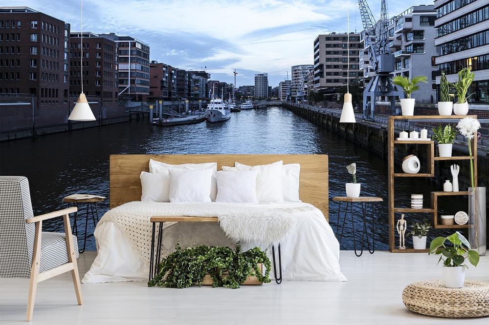 Fototapete Hamburger Hafen