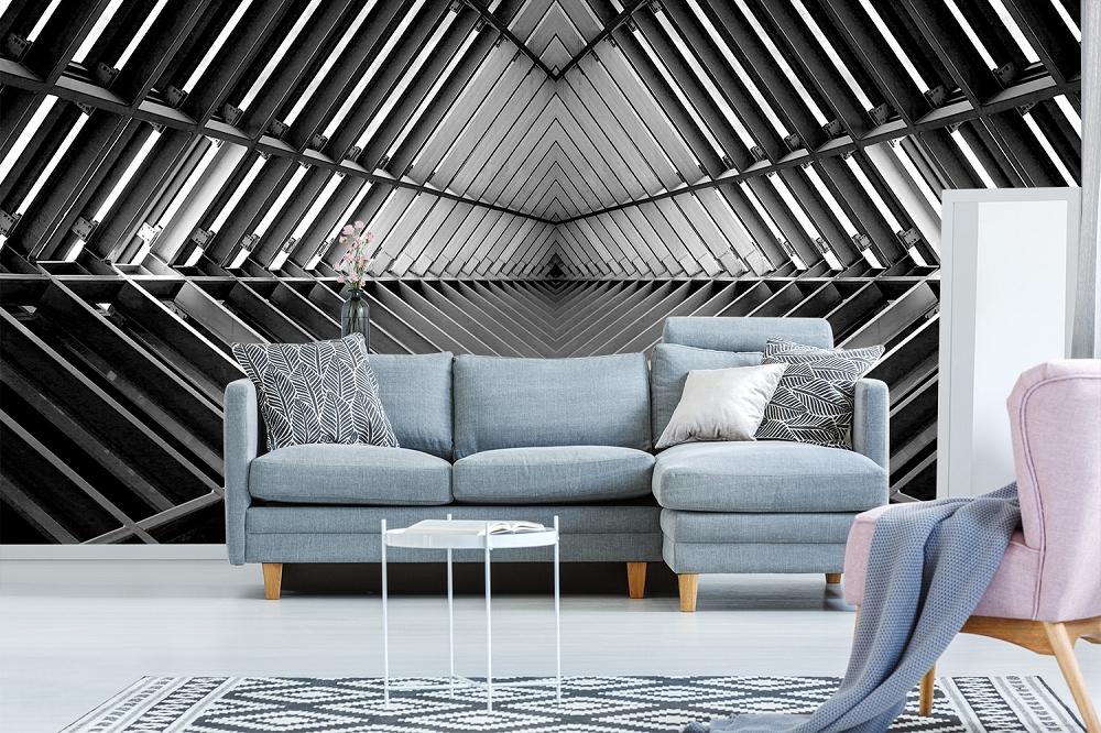 Vlies-Fototapete Architektur aus Stahl