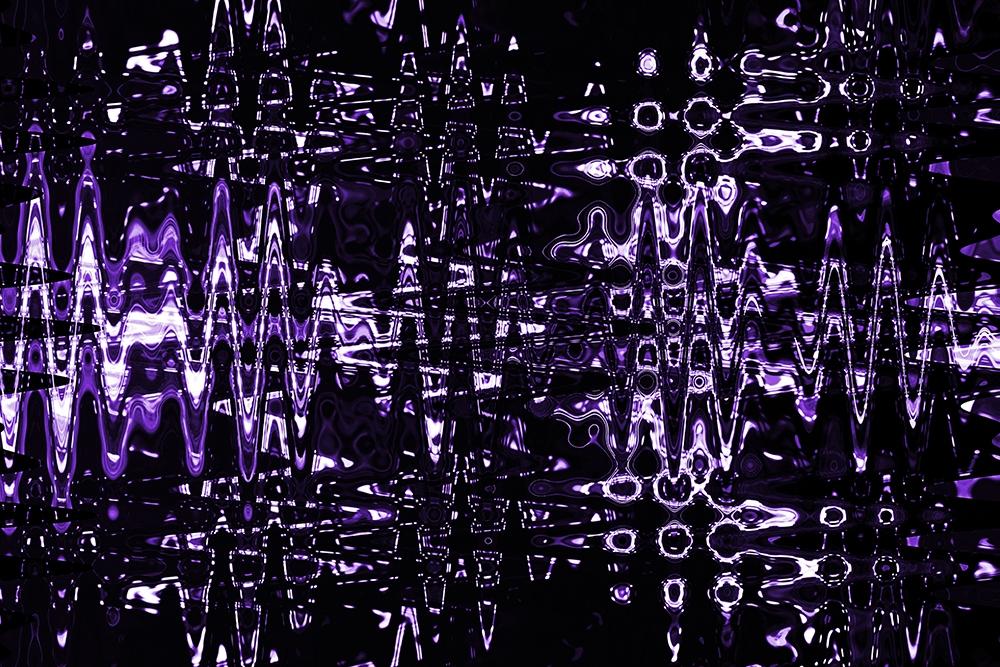 Fototapete violettes Design für Clubs