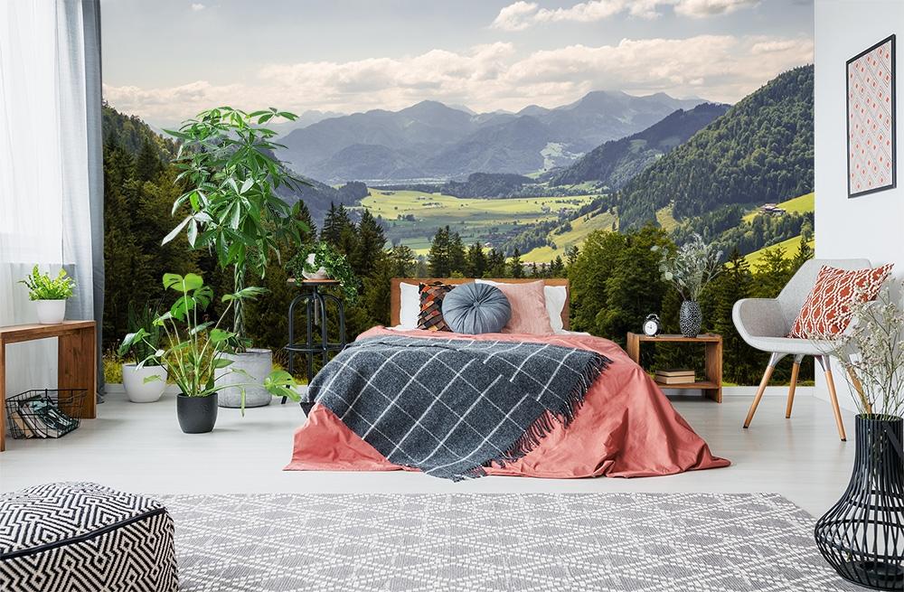 Fototapete Alpenpanorama in Nordtirol in Österreich