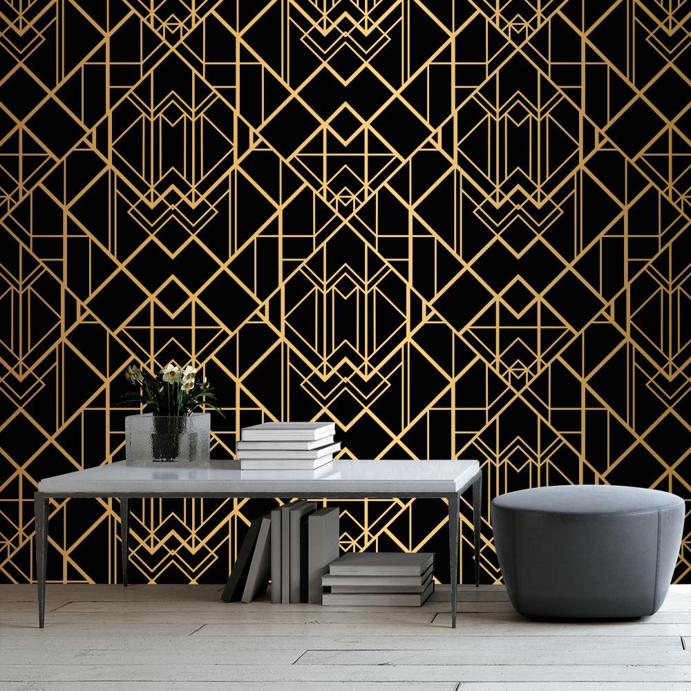 Mustertapete 20er-Jahre Art Deco