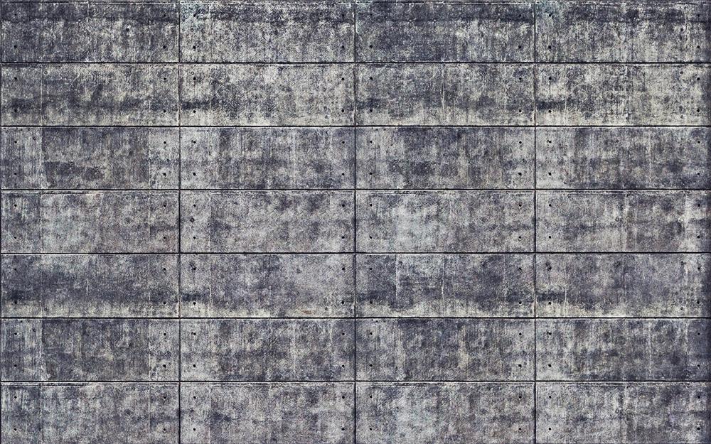 Fototapete dunkle Betonfliesen