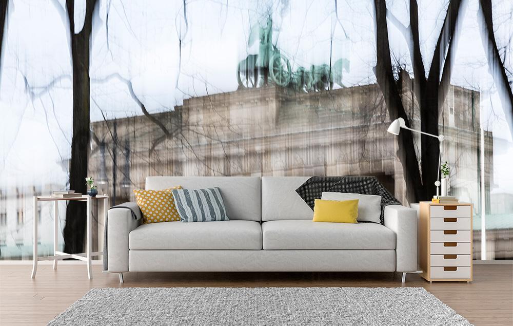 Vlies-Fototapete Kunstfotografie des Brandenburger Tors in Berlin