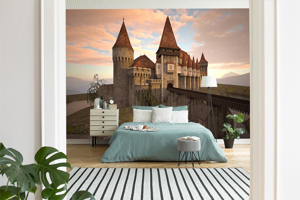 Fototapete alte Burg aus dem Mittelalter