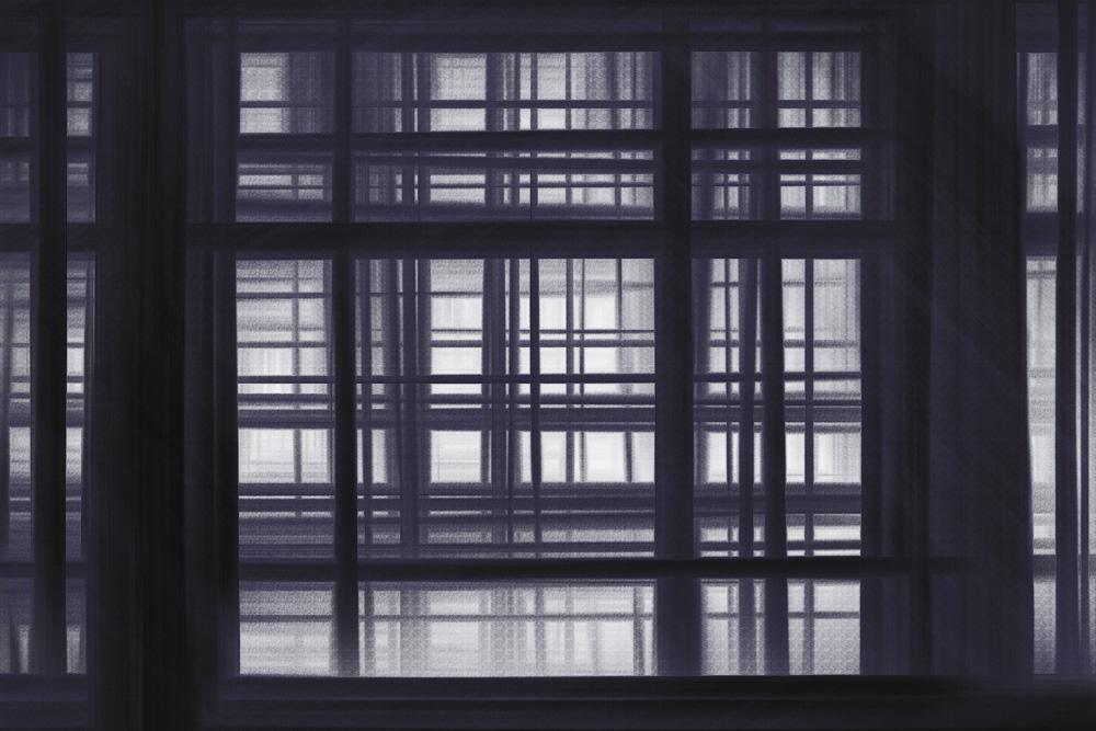 Fototapete dunkles Streifendesign