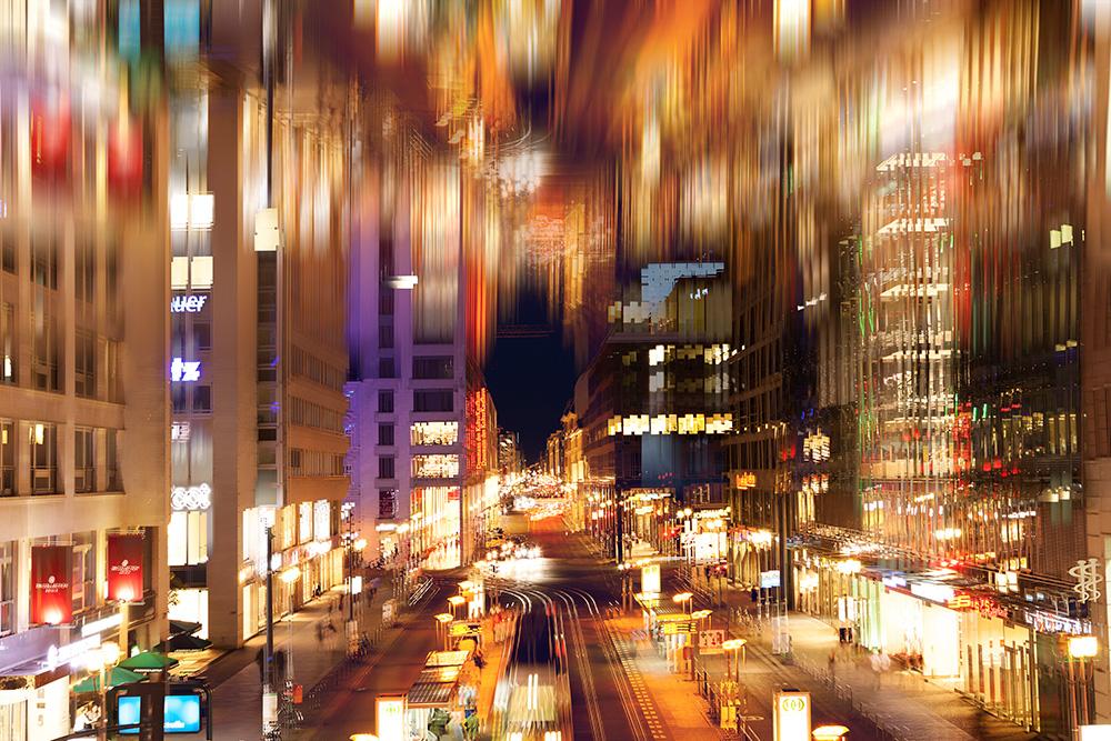 Fototapete Berlin Friedrichstraße im Artwork-Design