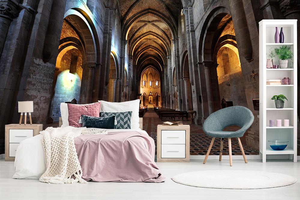 Fototapete alte Kathedrale im gotischen Stil