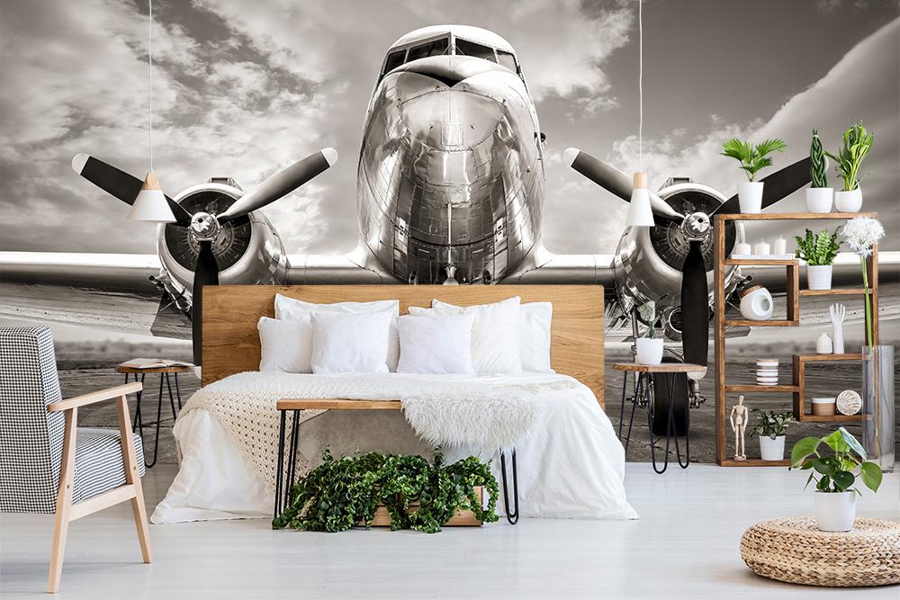 Vlies-Fototapete historisches Flugzeug