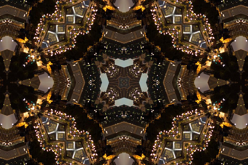 Fototapete Kaleidoskop-Design