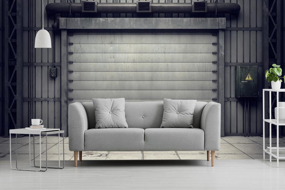 Fototapete Laderampe im Gamedesign