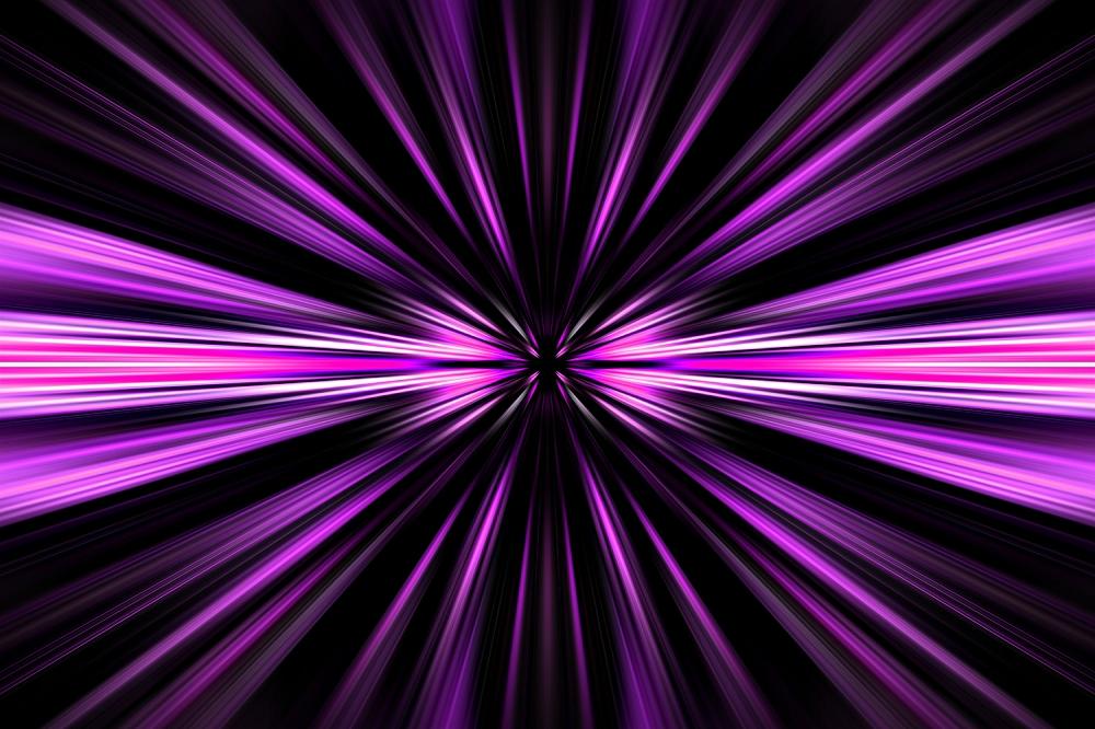 Fototapete violleter Lichtstern
