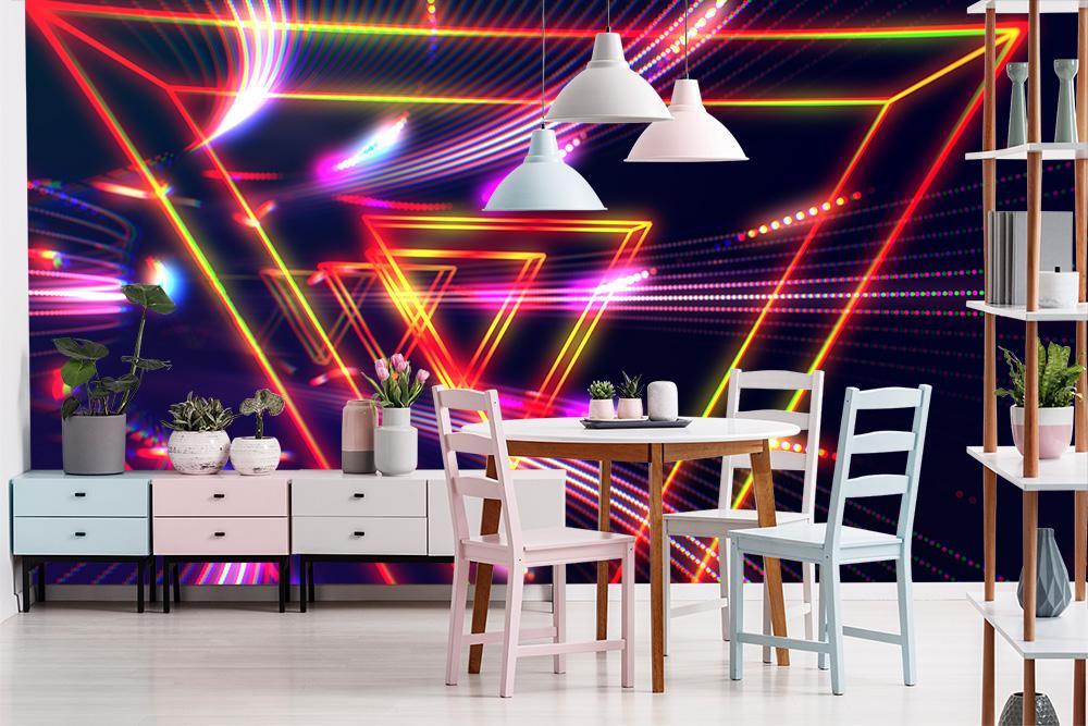 Fototapete Lightshow mit Laserlight