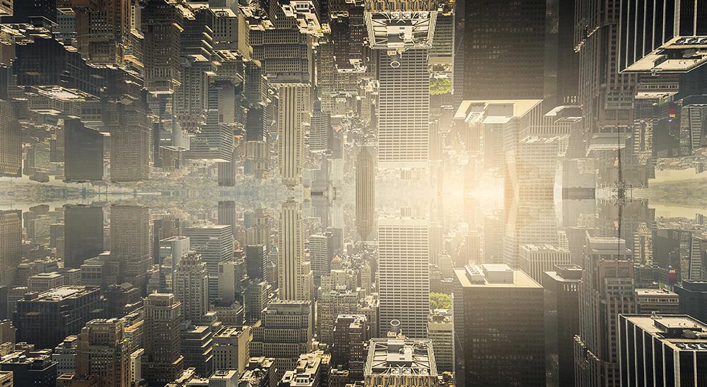 Fototapete - New York surreal