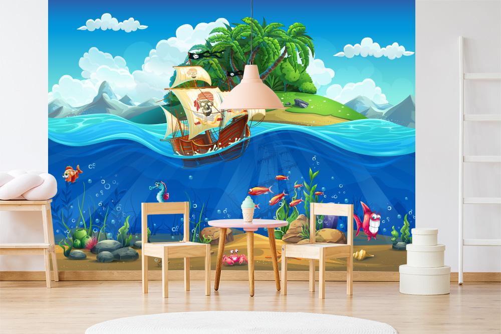 Fototapete Piratenschiff