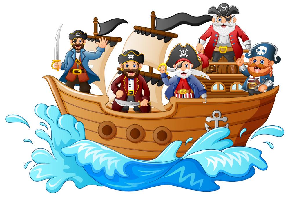 Fototapete Piratenschiff