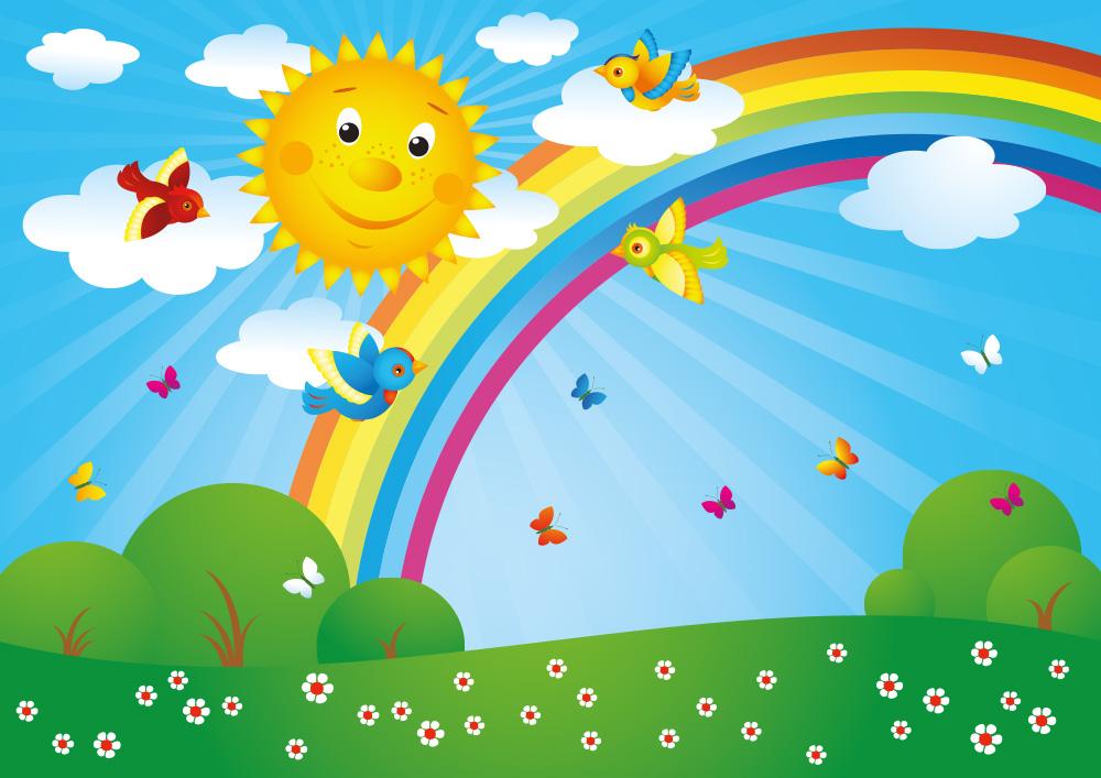 Fototapete Regenbogen