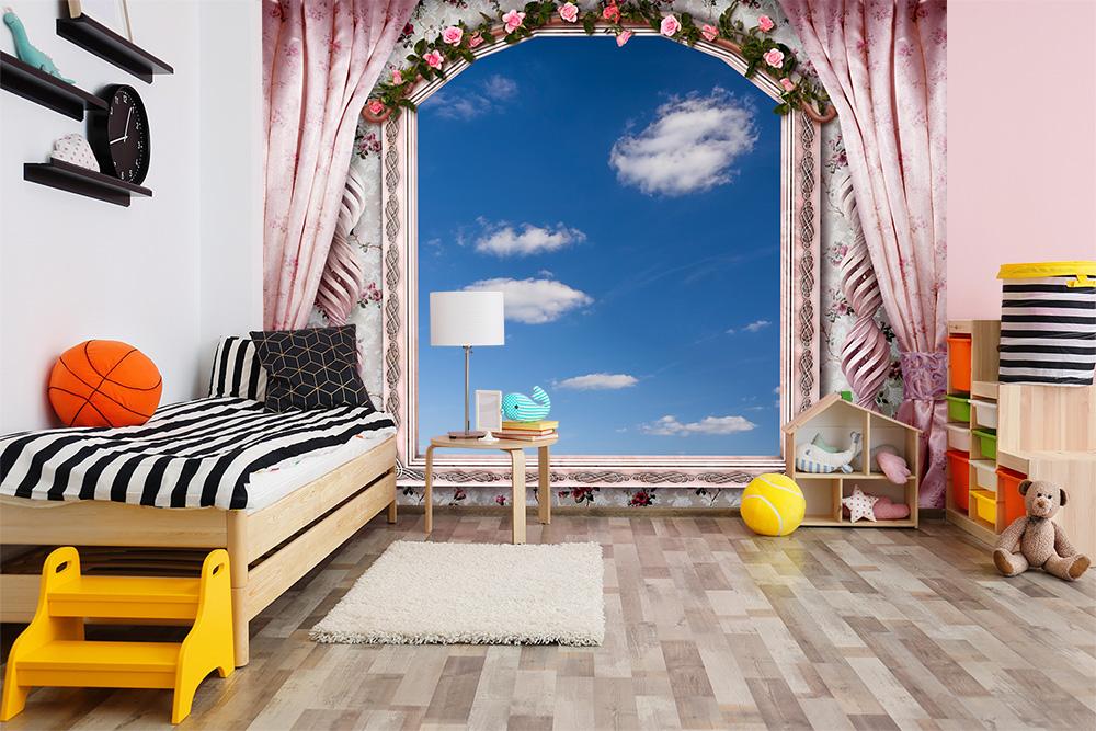 Fototapete Schlossfenster