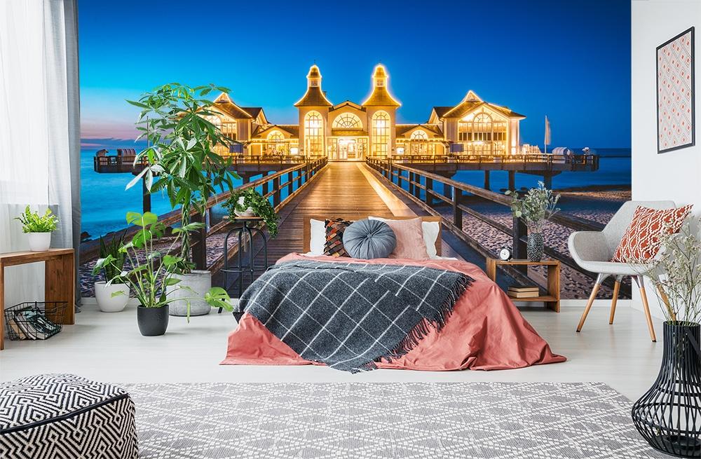 Fototapete Seebrück in Sellin an der Ostsee