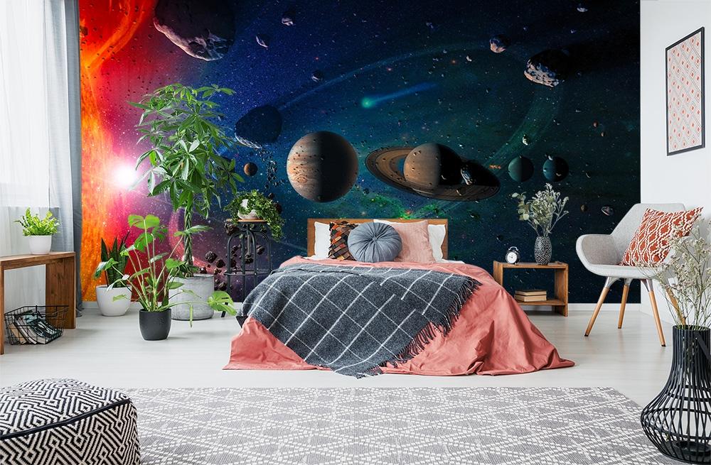 Fototapete die Planeten im Sonnensystem