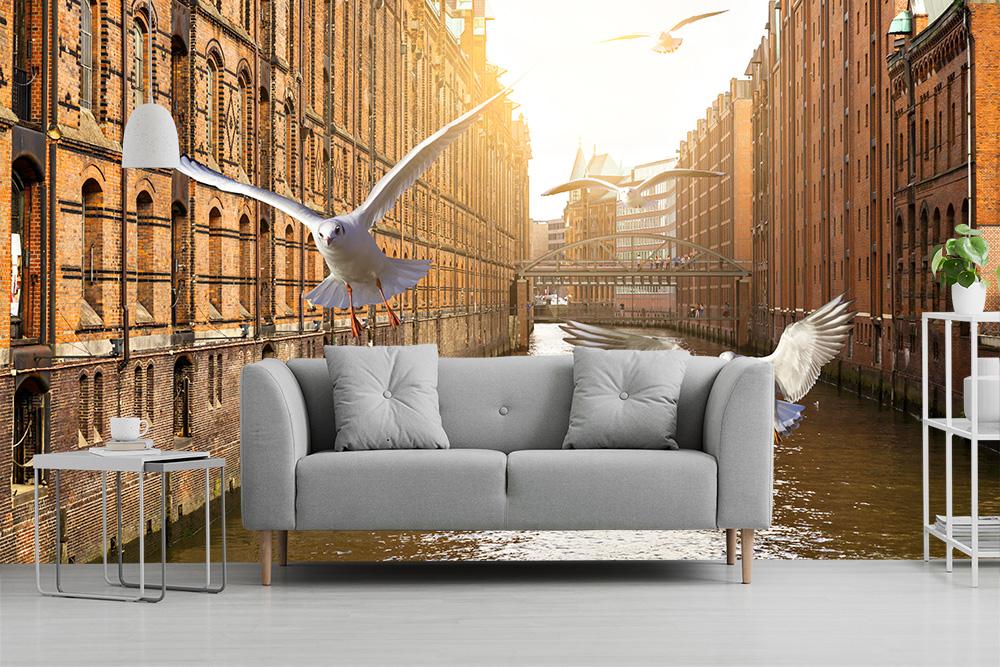 Fototapete Speicherstadt