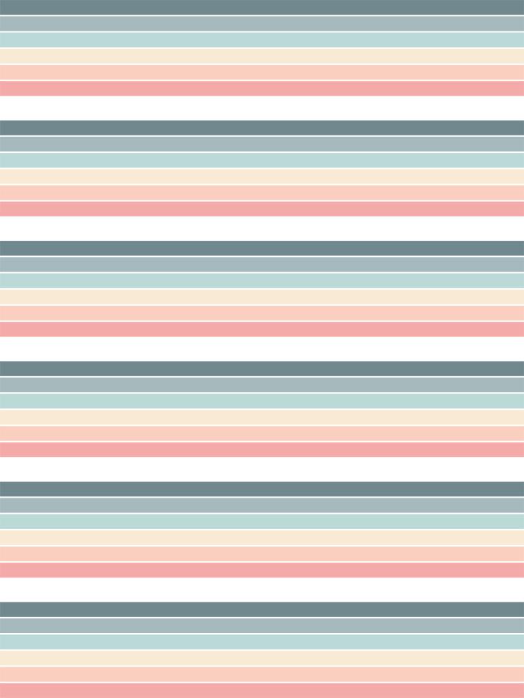 Streifentapete im Hochformat mit bunten Streifen in Pastell
