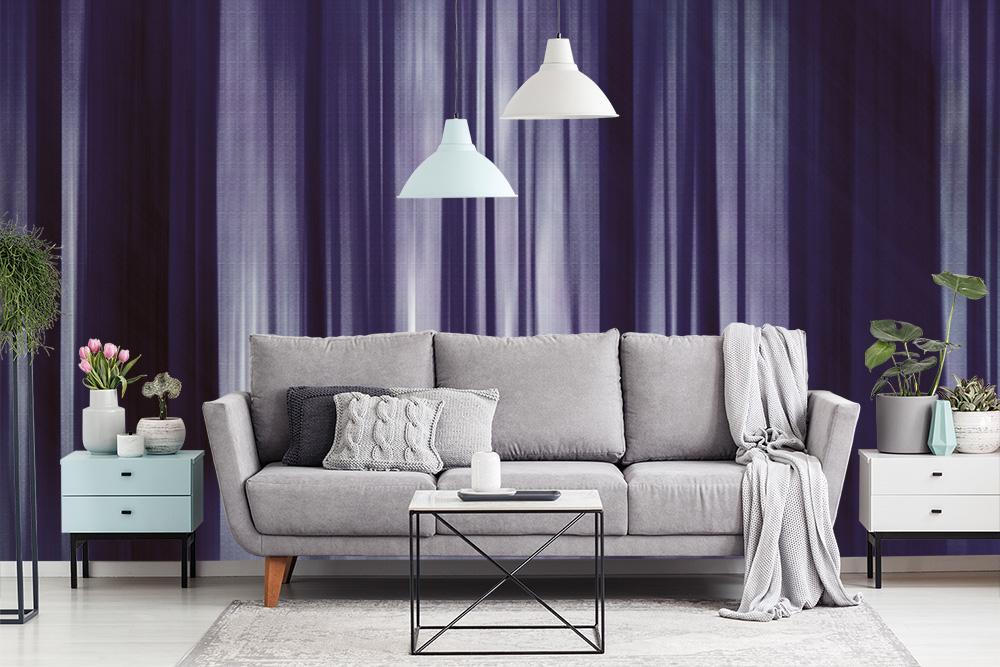 Vlies-Fototapete abstrakter Wald in künstlerischer Darstellung