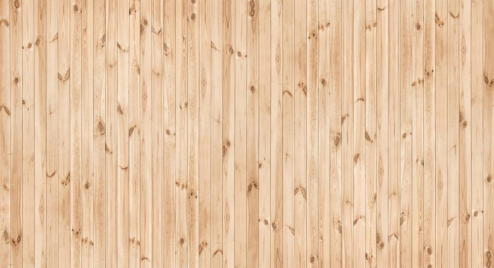 Küchenrückwand mit Holzleisten im natürlicher Holzoptik