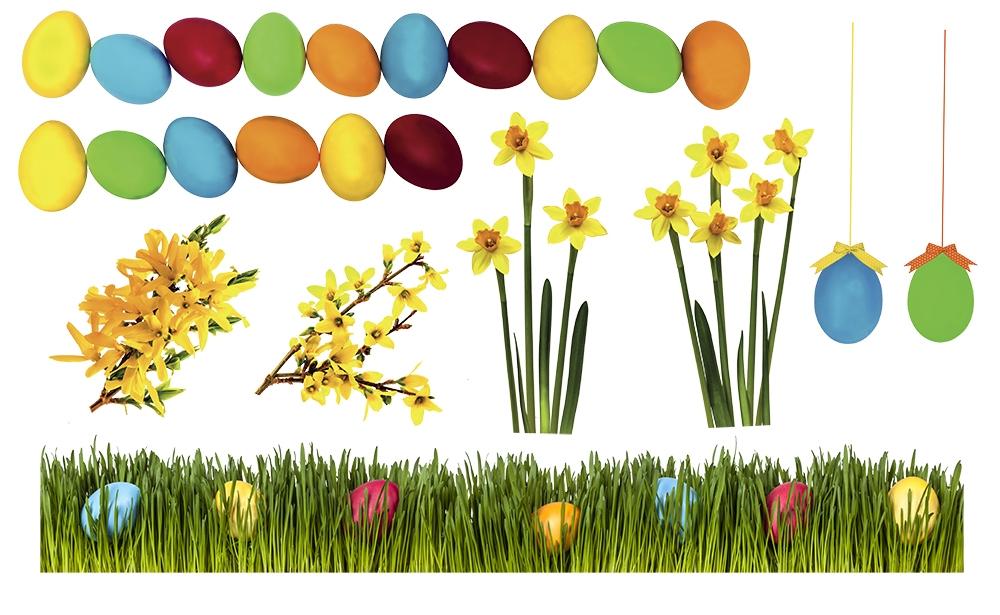 Fenstersticker Ostern