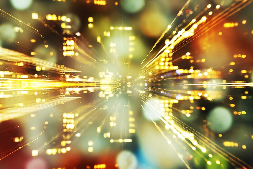 Fototapete - Abstrakte Lichter für Partystimmung