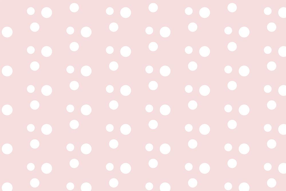 Punkte Tapete mit weißen Punkten auf einem Rosa Hintergrund in Pastell