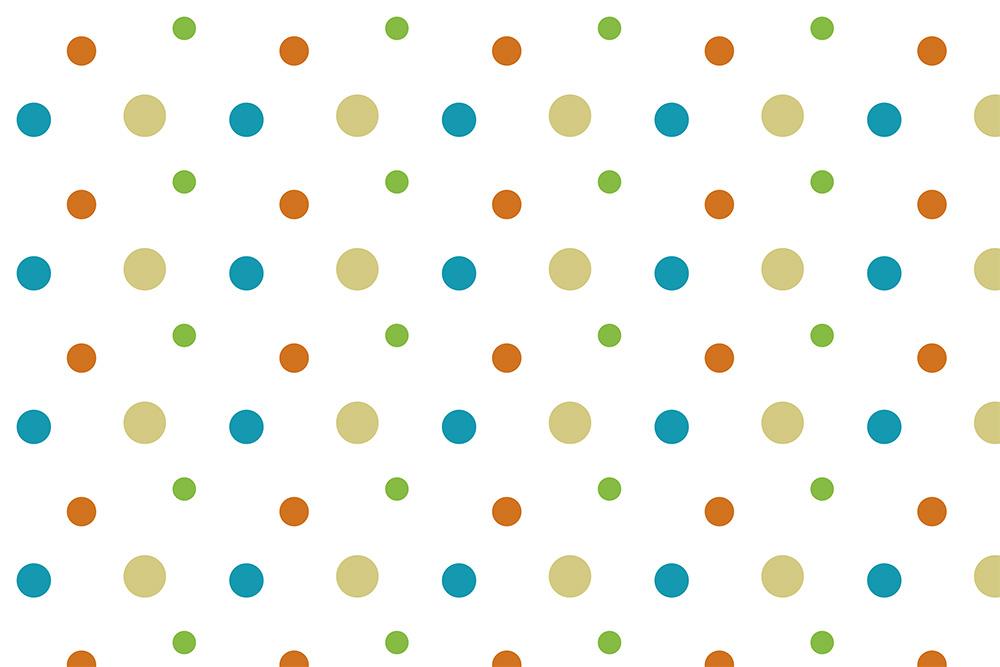 Punktetapete mit bunten Punkten für Ihr Kinderzimmer