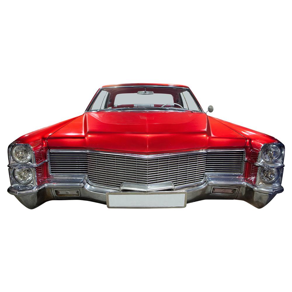 Wandtattoo roter Cadillac in verschiedenen Größen