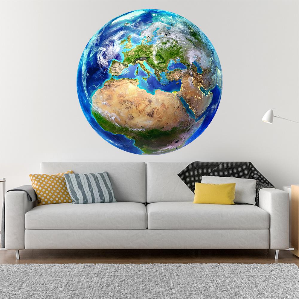 Wandattoo Erde im Weltraum