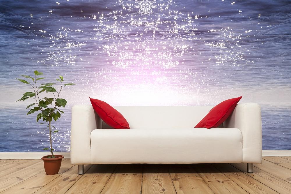 Fototapete - Das Meer als Spiegelung