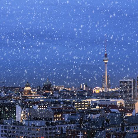 Fototapete Berlin Panorama Vintage