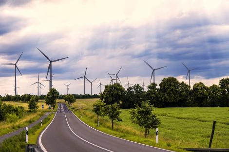 Fototapete Windräder