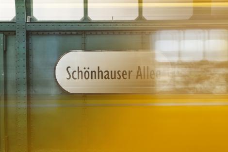 Fototapete U-Bahn Schönhauser Allee