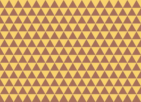 Designtapete mit Rautenmuster in Braun und Orange