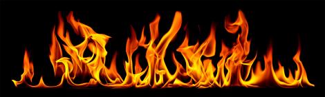 Fototapete Flammen